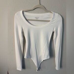 American eagle white long sleeve body suite. Size small.